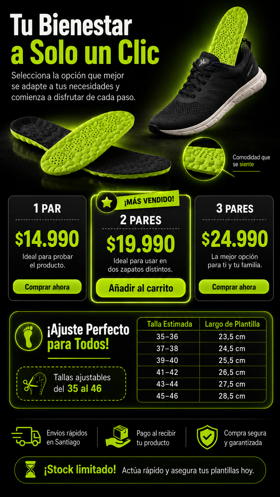 Plantilla Ortopédicas