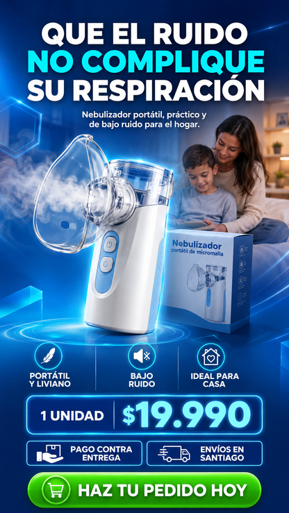 Nebulizador Portátil Niños y Adultos