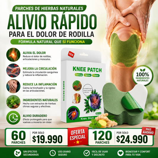 NaturaFlex™ – Parches Naturales para el Dolor 🌿