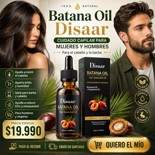 🌿 ACEITE DE BATANA + ROMERO  Ayuda al Crecimiento y reduce la caída del cabello.